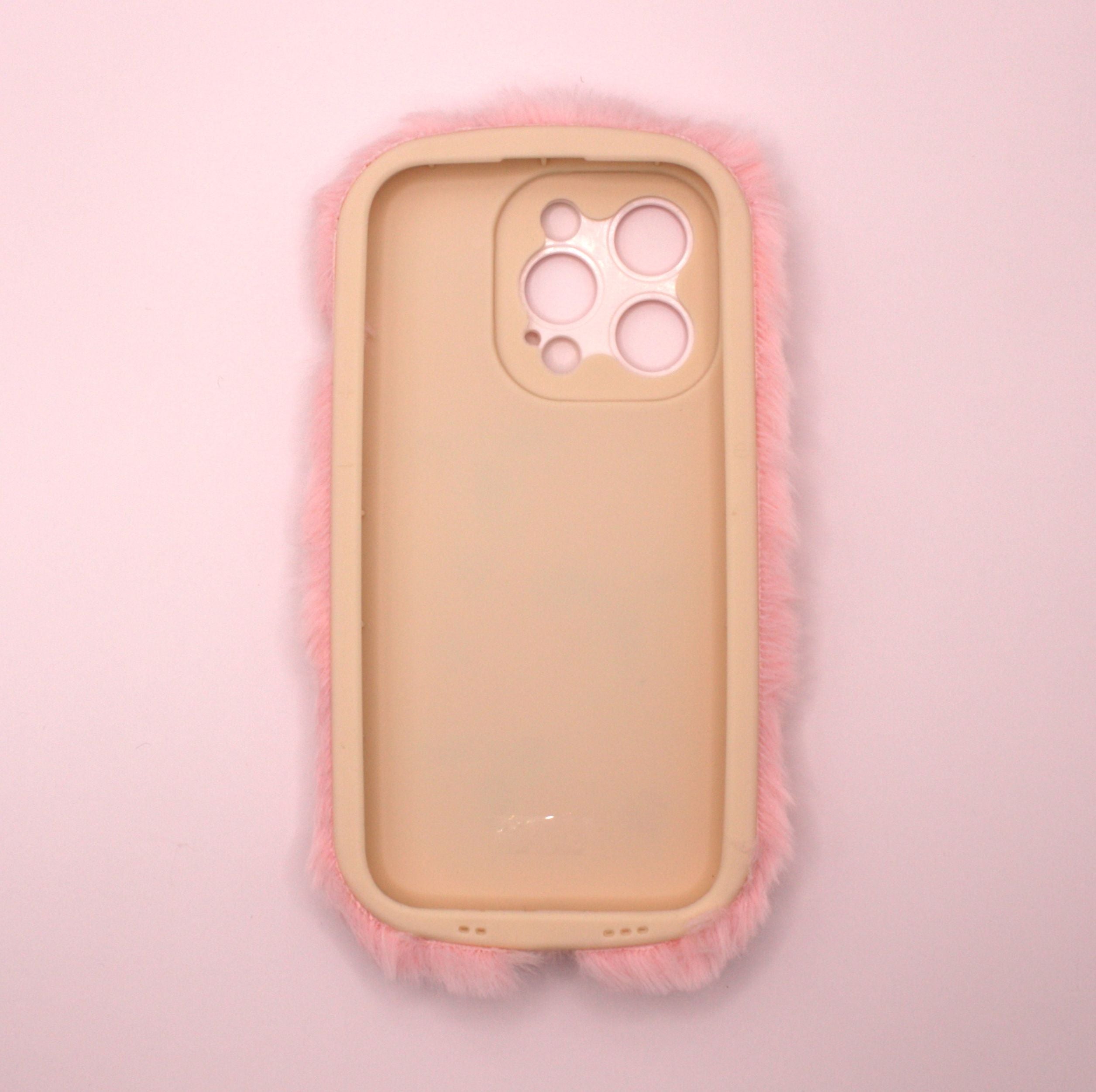 Fluffy Plush TPU Cover Med Sløjfer